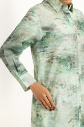 Yarn Lurex Printed Co-Ord Set IUSTTS-1323